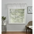 thumbnail image 1 of Exclusive Home Curtains Belgian Tailored Sheer Rod Pocket Valance, 54x16, Silver, 1 of 7
