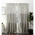 thumbnail image 1 of Exclusive Home Curtains Chateau Light Filtering Pinch Pleat Curtain Panels, 84" Length, Dove Grey, Set of 2, 1 of 10