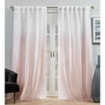 thumbnail image 1 of Exclusive Home Curtains Crescendo Lined Blackout Hidden Tab Curtain Panel Pair, 54" x 84", Blush, Set of 2, 1 of 8