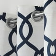 thumbnail image 1 of Exclusive Home Curtains Kochi Light Filtering Linen Blend Grommet Top Curtain Panel Pair, 54x108, Indigo, 1 of 11