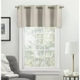 thumbnail image 1 of Exclusive Home Curtains Loha Light Filtering Grommet Straight Valance, 54x18, Natural, 1 of 5