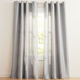 thumbnail image 1 of Exclusive Home Curtains Loha Linen Grommet Top Curtain Panel Pair, 54x120, Natural, 1 of 8