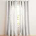 thumbnail image 1 of Exclusive Home Curtains Loha Linen Grommet Top Curtain Panel Pair, 54x84, Silver, 1 of 8