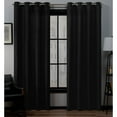 thumbnail image 1 of Exclusive Home Curtains Loha Linen Grommet Top Curtain Panel Pair, 54x96, Midnight, 1 of 6