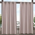 thumbnail image 1 of Exclusive Home Delano Indoor/Outdoor Grommet Top Curtain Panel Pair, 1 of 6