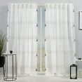 thumbnail image 1 of Exclusive Home Demi Light Filtering Hidden Tab Top Curtain Panel Pair, 54"x108", Grey, Set of 2, 1 of 7