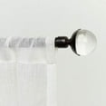 thumbnail image 1 of Exclusive Home Eleanor Curtain Rod and Finial Set, Matte Bronze, Adjustable 66"-120", 1 of 7