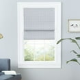 thumbnail image 1 of Exclusive Home Esme Total Blackout Roman Shade, 23"x64", Dark Grey, 1 of 16