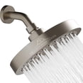 thumbnail image 1 of Exclusive Home Goods High Pressure Rainfall Shower Head with 360 Degree Rotation, 6" 2.5 GPM Brushed Nickel, 1 of 7