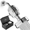 thumbnail image 1 of Exclusive Home Goods Rainfall Shower Head & Showerhead Filter System with Filter for Hard Water, 1 of 3