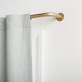 thumbnail image 1 of Exclusive Home Holden Wrap Around 1" Curtain Rod, Gold, Adjustable 52"-72", 1 of 6