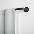 thumbnail image 1 of Exclusive Home Hyde Wrap Around Curtain Rod, Matte Black, Adjustable 36"-72", 1 of 6