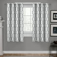 thumbnail image 1 of Exclusive Home Kochi Light Filtering Linen Blend Grommet Top Curtain Panel Pair, 52x96, Dove Grey, 1 of 5