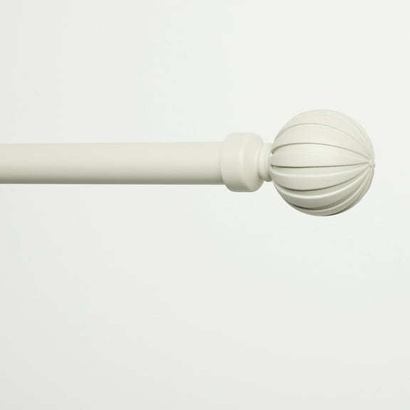 Exclusive Home Lawson 1" Window Curtain Rod and Finial Set, Adjustable