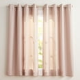 thumbnail image 1 of Exclusive Home Loha Linen Grommet Top Curtain Panel Pair, 54"x63", Blush, 1 of 8