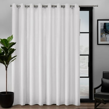 Exclusive Home Loha Patio Grommet Top Single Curtain Panel, 108"x96", Winter