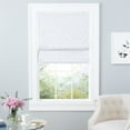 thumbnail image 1 of Exclusive Home Montague Trellis Total Blackout Roman Shade, 31"x64", White, 1 of 16