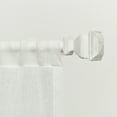 thumbnail image 1 of EXCLUSIVE HOME Napoleon 1" Curtain Rod and Coordinating Finial Set, Distressed White, Adjustable 36"-72", 1 of 8