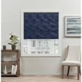 thumbnail image 1 of Exclusive Home Prague Trellis 100% Blackout Roman Shade, 27"x64", Navy, 1 of 13