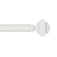 thumbnail image 1 of Exclusive Home Rockwell 1" Window Curtain Rod and Finial Set, Adjustable 66"-120", Off White, 1 of 8