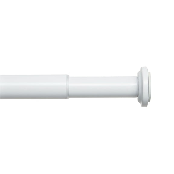 Exclusive Home Tension Rod, Adjustable 36"-63", White