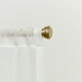 thumbnail image 1 of EXCLUSIVE HOME Topper 1" Curtain Rod and Coordinating Finial Set, Gold, Adjustable 36"-72", 1 of 7