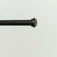 thumbnail image 1 of EXCLUSIVE HOME Topper 1" Curtain Rod and Coordinating Finial Set, Oil Rubbed Bronze, Adjustable 36"-72", 1 of 6