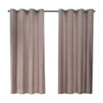 thumbnail image 1 of Exclusive Home Velvet Heavyweight Light Filtering Grommet Top Curtain Panel Pair, 54"x108", Blush, 1 of 6