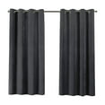 thumbnail image 1 of Exclusive Home Velvet Heavyweight Light Filtering Grommet Top Curtain Panel Pair, 54"x108", Soft Grey, 1 of 6