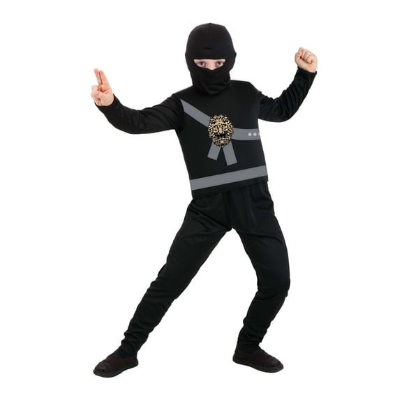 Exclusive Kid's Black Ninja Master Costume