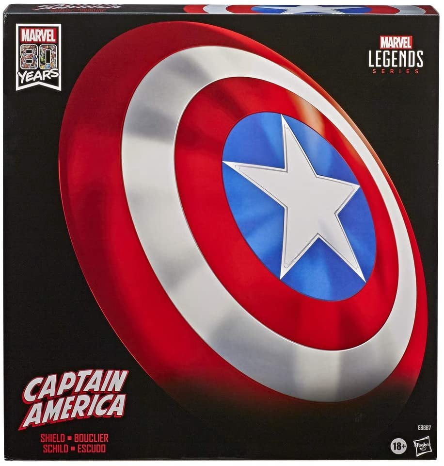 Marvel Legends Gear Classic Comic Captain America Shield Toy Prop