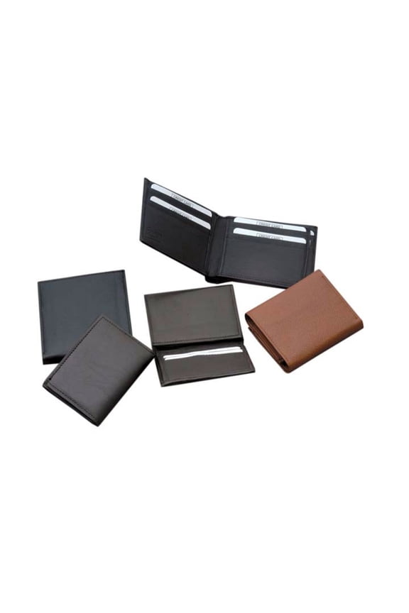 Men's Assorted Tri Fold Leather Wallets 242021