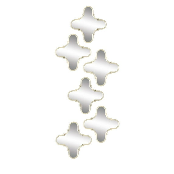 Exclusive Metal Mirror Wall Decor Set Of 6