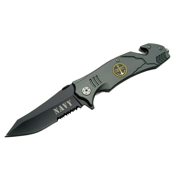 SZCO Navy 4.5" Folding Pocket Knife 300114-NV
