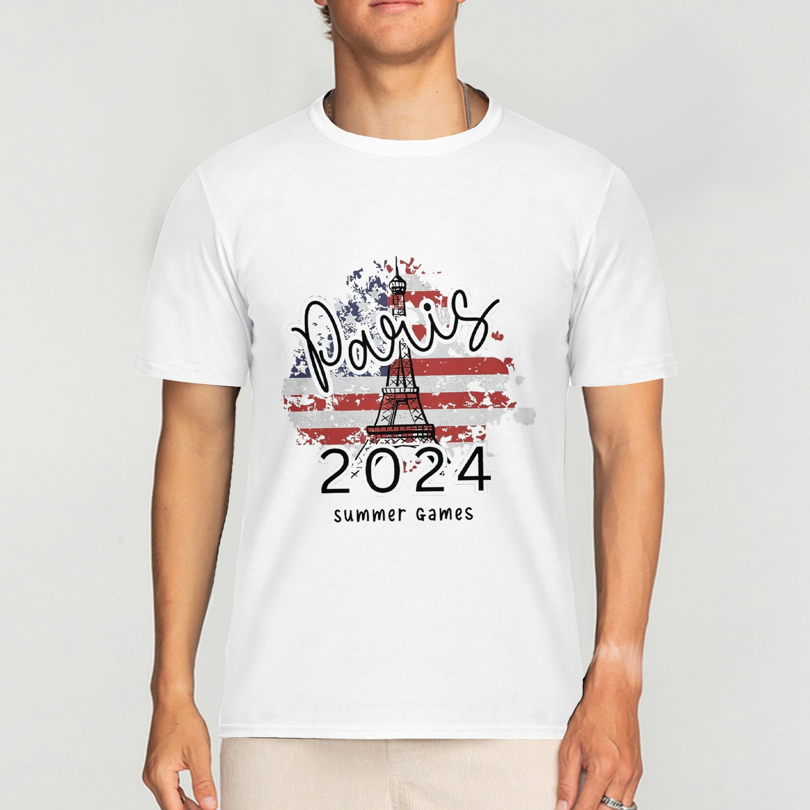 Exclusive PARIS 2024 Olympic Short Sleeve Round Neck Tshirt