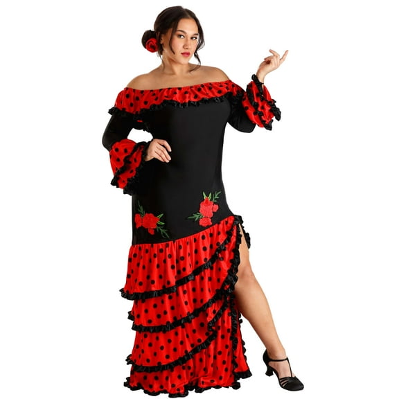 Exclusive Plus Size Women's Spanish Senorita