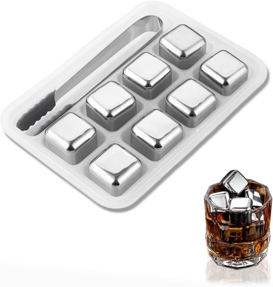 Exclusive Stainless Steel Whiskey Stones High Cooling Technology Ice ...