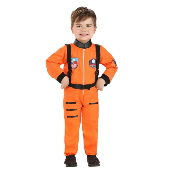 Exclusive Toddler Classic Orange Astronaut Costume
