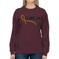 thumbnail image 1 of Exclusive W Chain Pattern Sweatshirt Women -Image by Shutterstock, Female 4X-Large, 1 of 4