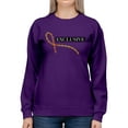 thumbnail image 1 of Exclusive W Chain Pattern Sweatshirt Women -Image by Shutterstock, Female 5X-Large, 1 of 4