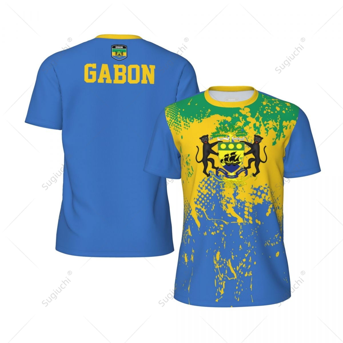 Gabon • T-shirt drapeau