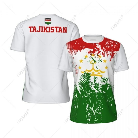 Exclusive design Tajikistan Flag Flag Grain 3D Printed Men For Running Bike Soccer Tennis Fitness Sports tshirt Mesh T-shirt