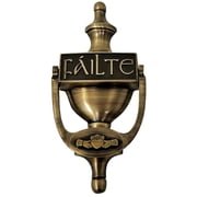 Exclusively Irish Failte Claddagh Door Knocker - Antique Brass 8  x 4.5