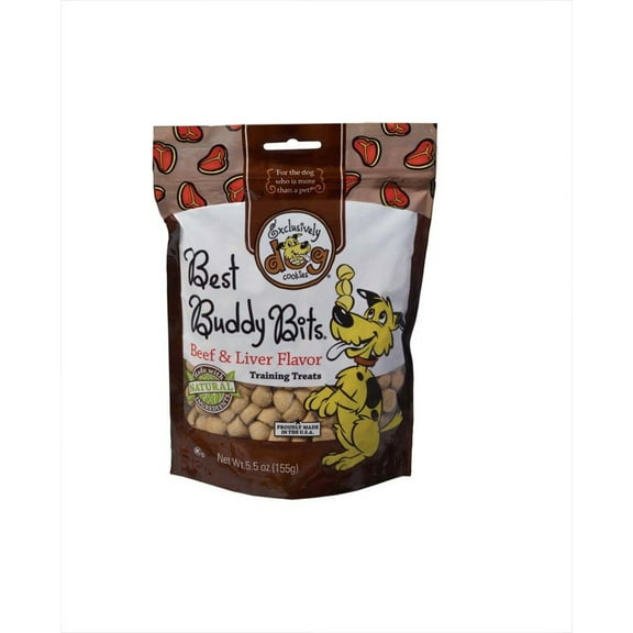 Exclusively Pet Best Buddy Bits Beef and Liver Flavor Dog Treats Beef & Liver, 5.5 oz
