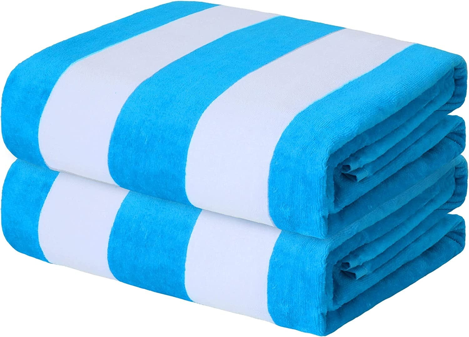 Blue Stripes Beach Towel