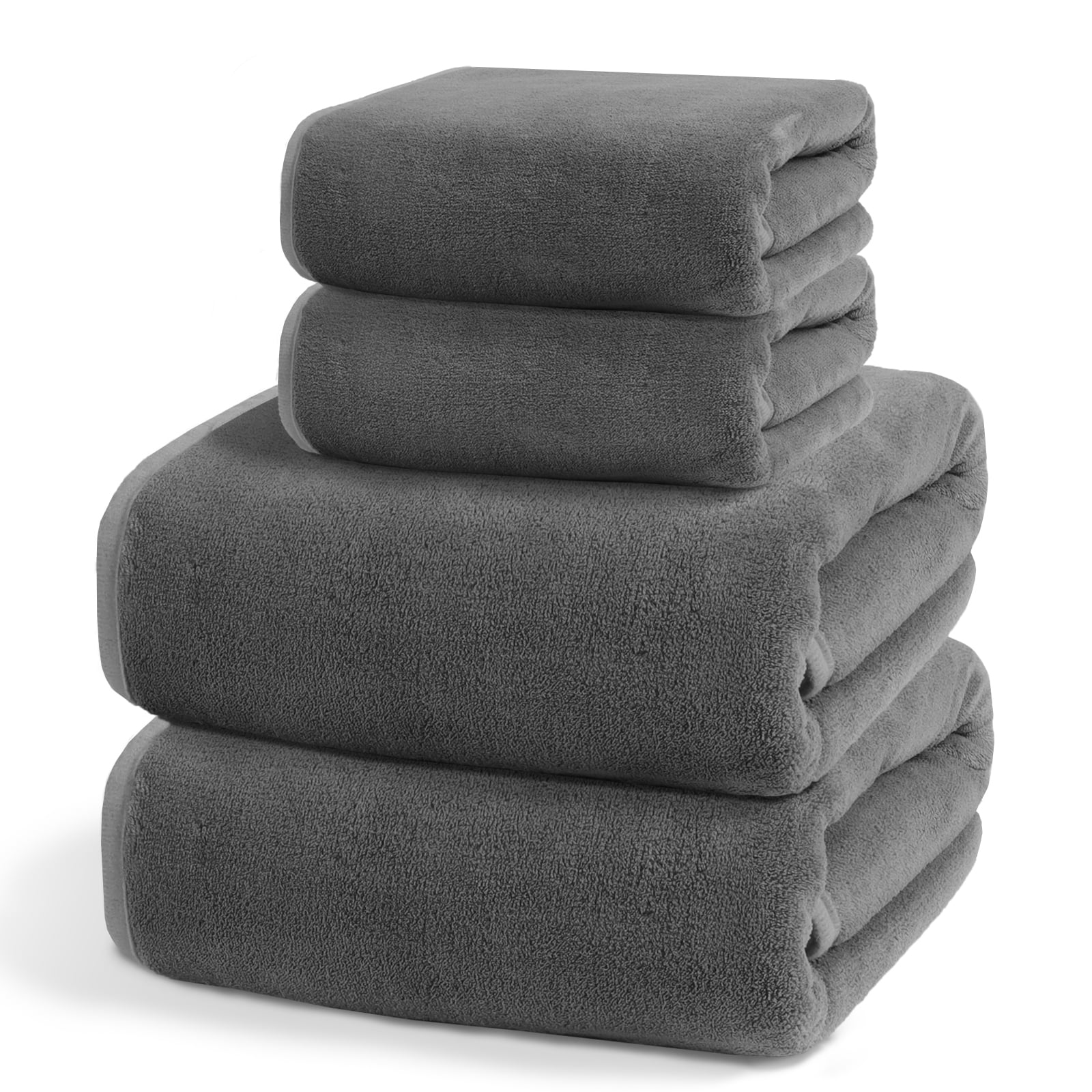 Exclusivo Mezcla 4Piece Ultra Soft Bath Towel Set, Large Highly