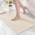 thumbnail image 1 of Exclusivo Mezcla Bathroom Rugs Mat 20x30, Extra Soft Absorbent Chenille Bath Rugs Mat, Quick Dry, Machine Washable Bath Mats for Bathroom Floor, Shower, Home Decor, Ivory, 1 of 10