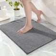 thumbnail image 1 of Exclusivo Mezcla Bathroom Rugs Mat 20x30, Extra Soft Absorbent Chenille Bath Rugs Mat, Quick Dry, Machine Washable Bath Mats for Bathroom Floor, Shower, Home Decor, Light Grey, 1 of 10