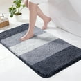 thumbnail image 1 of Exclusivo Mezcla Bathroom Rugs Mat 24x36, Extra Soft Non Slip Absorbent Water Microfiber Bath Rugs, Machine Washable Quick Dry Bath Mats for Bathroom Floor, Shower, Home Decor, Gradient Navy Blue, 1 of 8