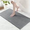 thumbnail image 1 of Exclusivo Mezcla Bathroom Rugs Mat 24x47, Extra Soft Absorbent Chenille Bath Rugs Mat, Quick Dry, Machine Washable Bath Mats for Bathroom Floor, Shower, Home Decor, Light Grey, 1 of 10
